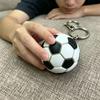 Ключница в футбольном стиле, Разноцветный брелок для ключей в виде футбольного мяча, Аксессуары для подвешивания на сумку, рюкзак, в машину, Подарки