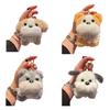 Plush Puppy Keychain Soft Cartoon Dog Bag Charm Car Key Handbag Pendant Kids Adults Birthday Holiday Decoration