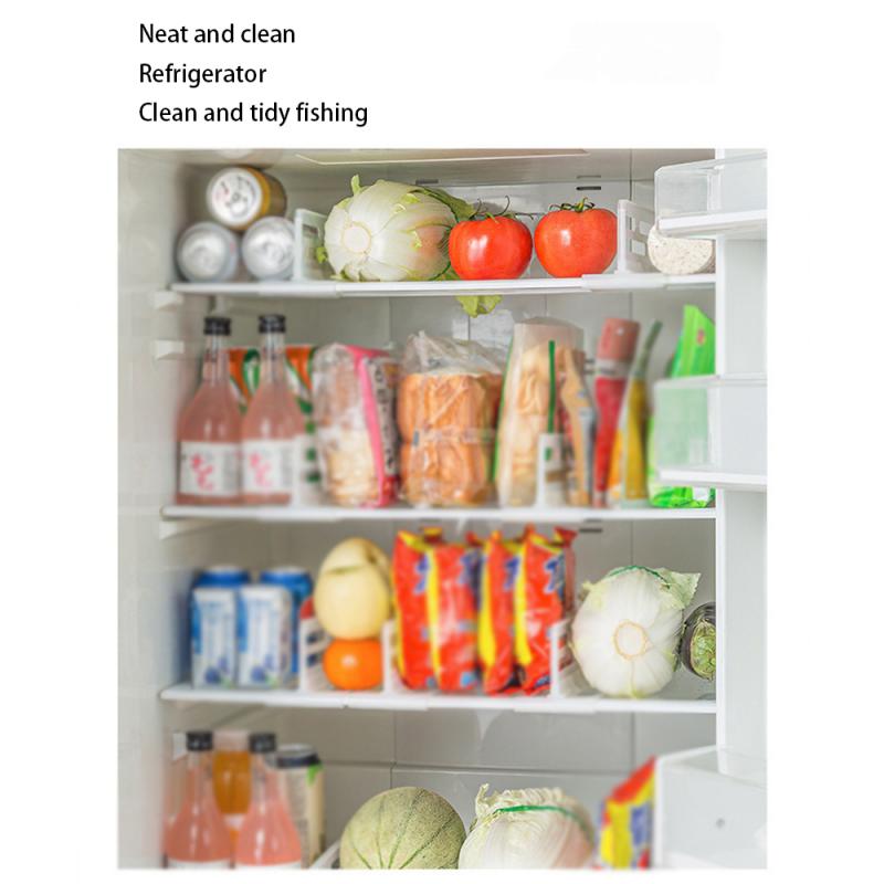 Органайзер для холодильника, прочный, легко моется, летняя полка для холодильника, разделитель полок, легко собирается, имеет множество применений