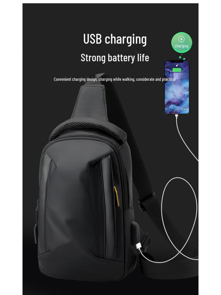 Высококачественная многофункциональная сумка на плечо и на грудь для мужчин и женщин - модная дорожная сумка-мессенджер