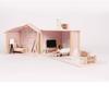 Kids' Wooden Dollhouse Castle Villa Playset - Perfect Birthday Gift