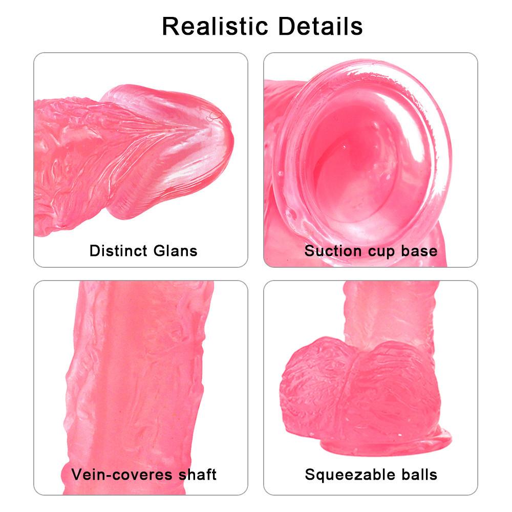 Big Dildo RUNYU Soft Long Dildos Realistic Penis Suction Cup Huge Dick Anal Adult Sex Toy for Woman