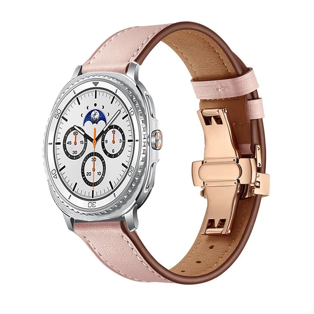 Премиальный кожаный ремешок для Samsung Galaxy Watch 8 Classic 46 мм/44 мм 40 мм Высококлассный браслет Наручный ремешок Galaxy Watch Ultra 2026 Ремешок