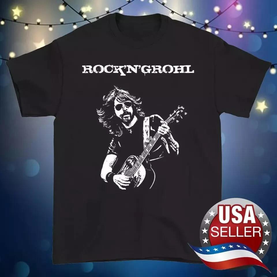 NEW Dave Grohl black T-shirt short sleeve All sizes S-4XL Unisex T-Shirt