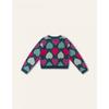 Oilily Be Heart Jacquard Cardigan Okifecg003d 731