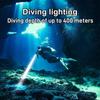 Профессиональный фонарь для дайвинга, мощный фонарь для дайвинга L2 Wick, высокая яркость 8000 лм, фонарь для дайвинга, фонарь для подводного плавания