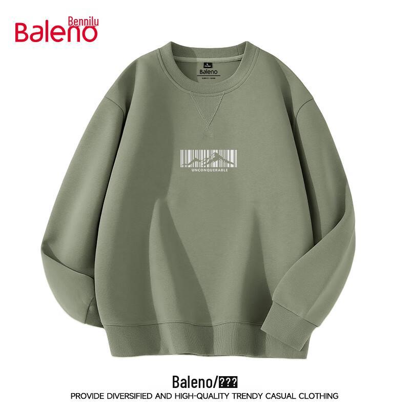 Baleno Men's Heavyweight Knit Crewneck Sweatshirt