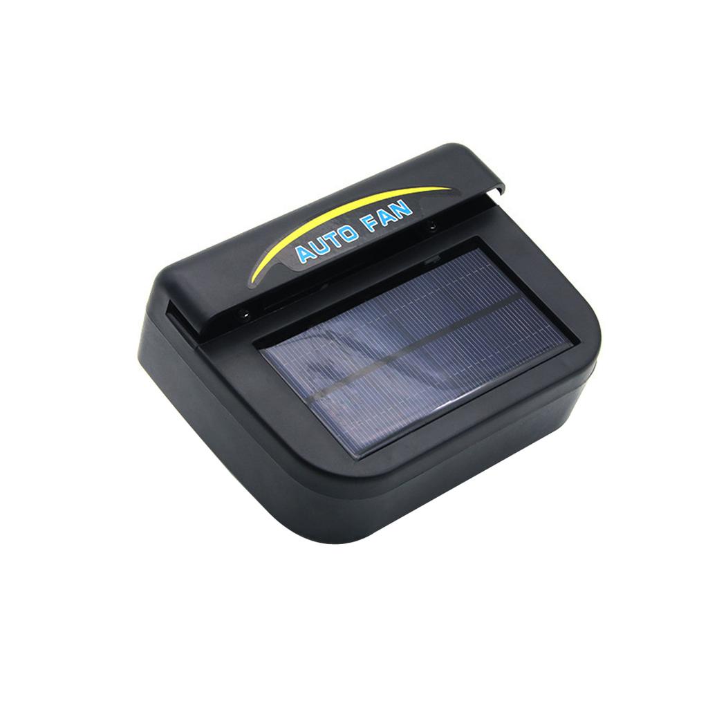 Автоматический вентилятор с вентилятором Solar Sutomatic Fan Автомобильный вентилятор Черный