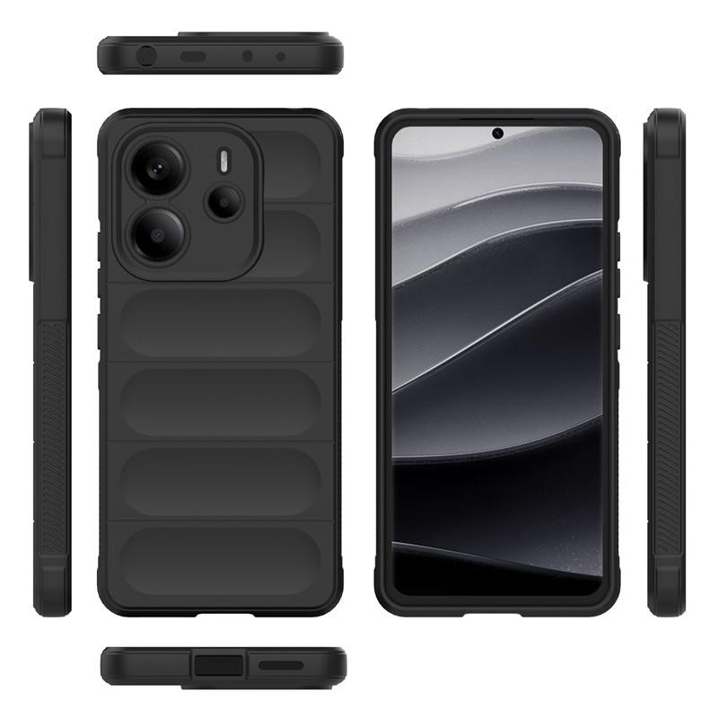 Для Redmi Note 14 4G 24117RN76G Глобальная Крышка Для Redmi Note 14 Чехол 6.67 дюйма Резиновый Ударопрочный Мягкий Силиконовый Защитный Бампер