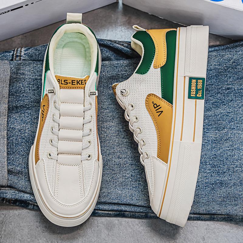 Мужская мода, повседневная низкая обувь для скейтбординга, удобные кроссовки для мальчиков, студенты, трендовая мягкая подошва, классическая дышащая нескользящая спортивная обувь