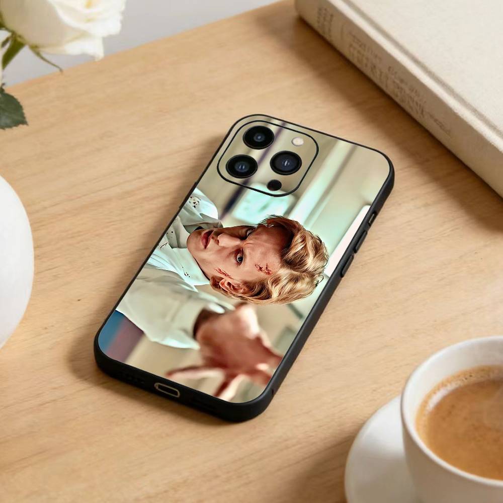 Звезда Джейми Кэмпбелл Бауэр Чехол для телефона для iPhone17,16,15,14,13,12 Plus,Max Мягкий силиконовый Черный чехол