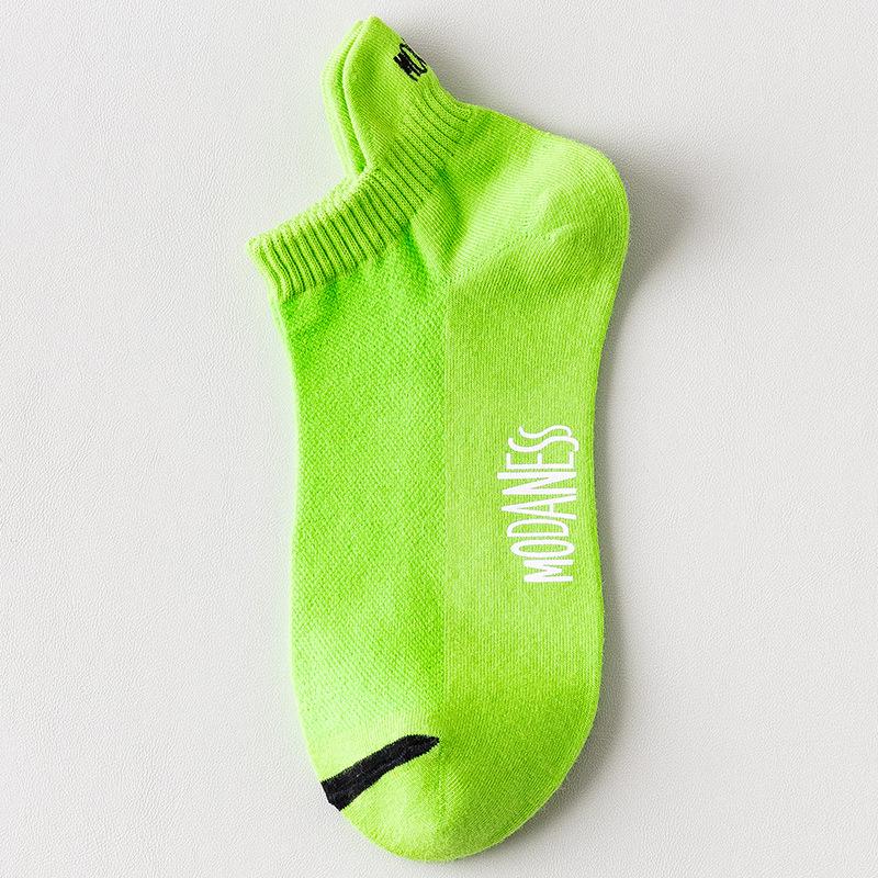Легкие дышащие спортивные носки для мужчин Zhuji - летние, с низким вырезом, с сеткой и защитой пятки