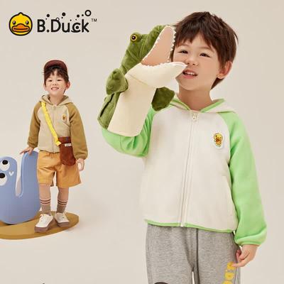 Флисовая куртка с капюшоном для мальчиков B.Duck