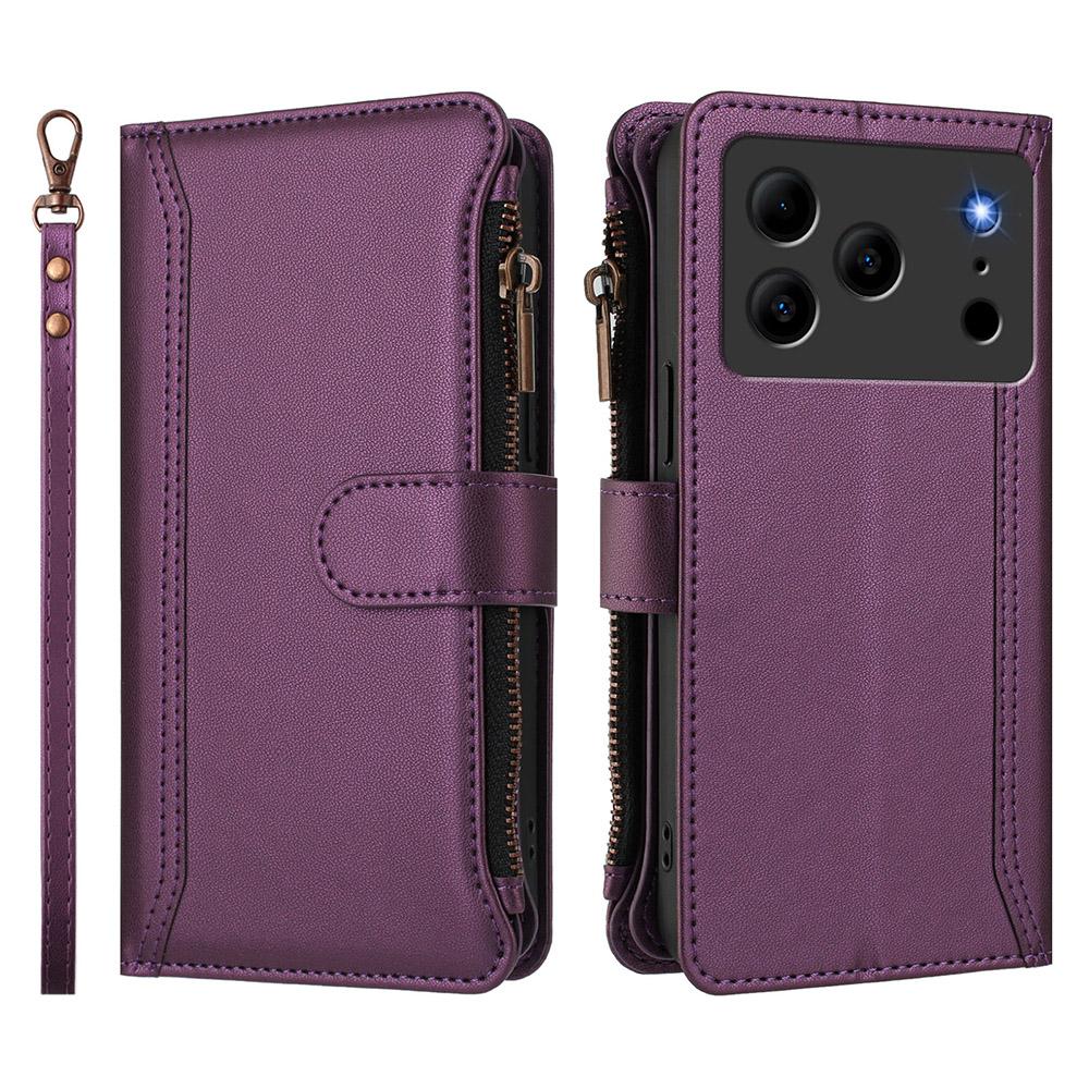 Защитная Карта Кошелек Чехол-Книжка Для Doogee Note 56X 56 58 59 N60 Pro N55 Plus Кожаный Чехол Ремешок На Запястье Сумка Через Плечо
