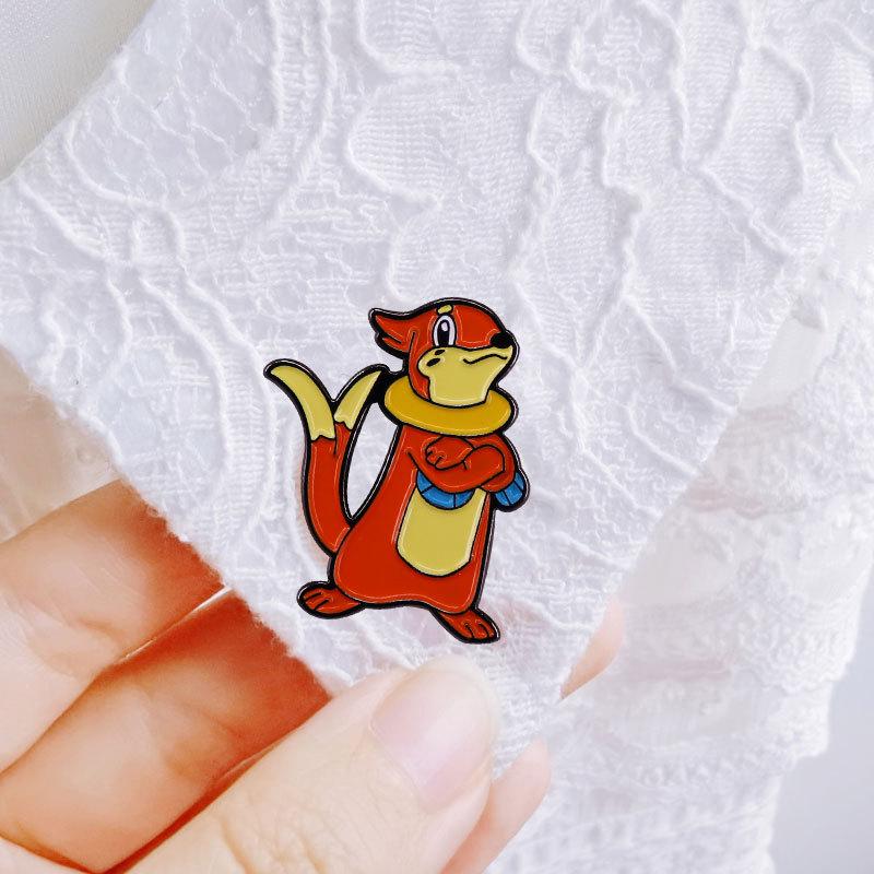 Floatzel Enamel Pin Cute Anime Badges Brooch for Clothes Backpack Hat Fashion Jewelry Accessories Friends Gifts
