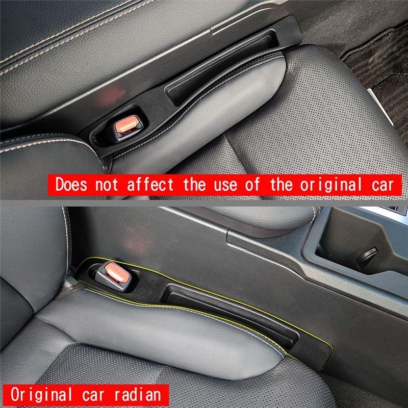 AA92-Car Front Seat Gap Storage Box Gap Filler Strips For Toyota Prado LC250  Car Interior Accessories