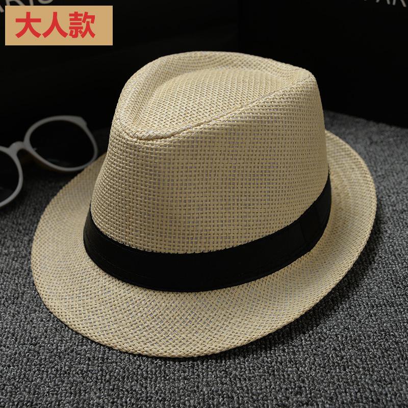 [Papyrus] Parent-Child Model, Panama Solid Color Jazz Hat, Children'S British Top Hat, Male And Female Couples Model