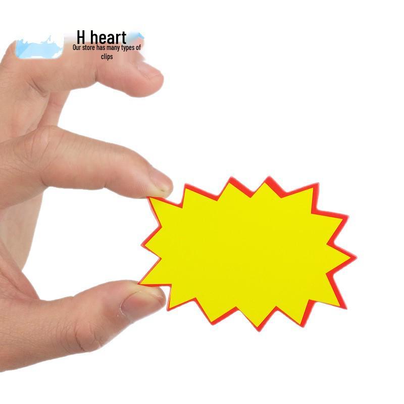 Мини взрывные наклейки: 100 листов очень маленьких пустых ценников POP для аксессуаров для мобильных телефонов и мелких товаров