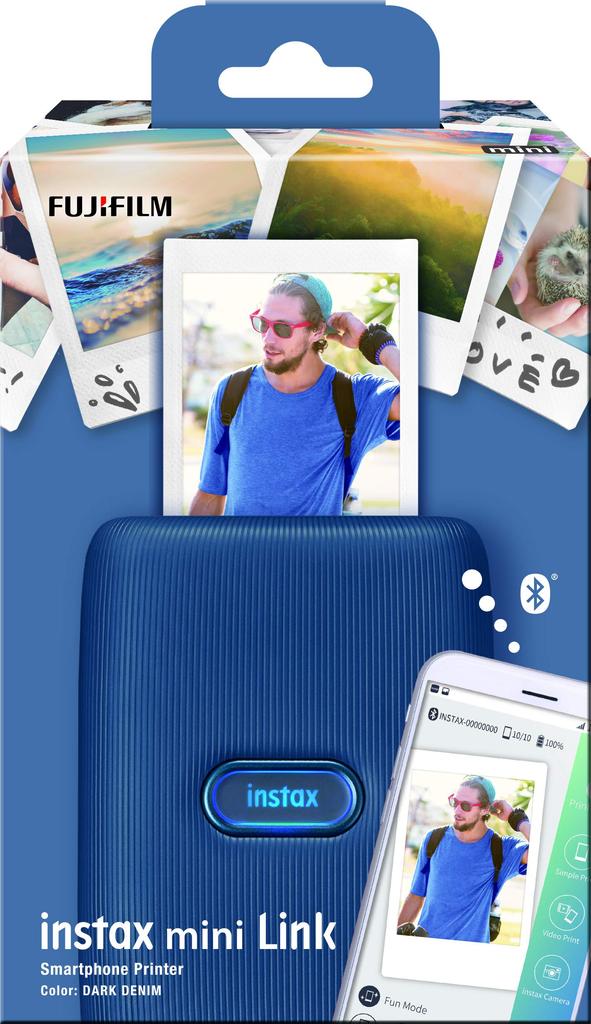 Fujifilm Instax Smartphone Printer instax mini Link Dark Denim INS MINI LINK DARK DENIM
