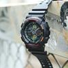 Casio Мужские часы G-SHOCK из смолы, водонепроницаемые 200 м, цифровые, ударопрочные, кварцевые, GA-140-1A4