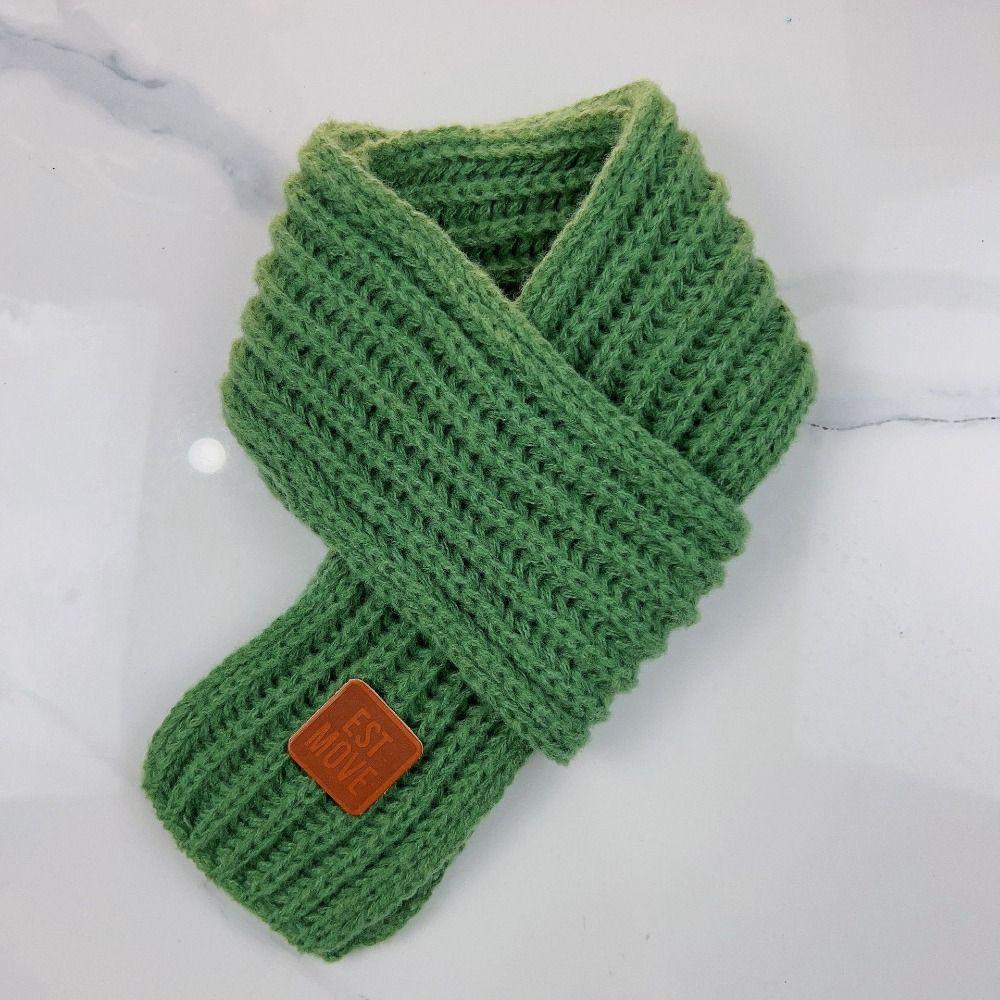 Warm Kids Scarf Soft Knitted Scarf Fashion Neck Warmer  Baby Boys Girls