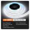 COB LED Lights Strip DC12V/24V High Brightness Flexible FOB LED Tape Double Row 624LEDs/m RA90 3000K 4000K 6000K Dimmable Strip