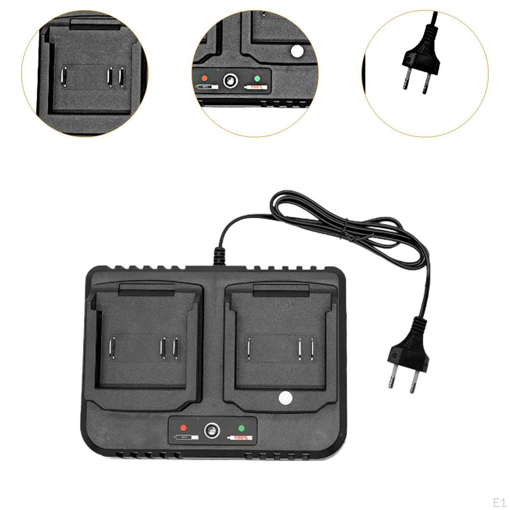 Двойное зарядное устройство для портативной замены аккумуляторных батарей для домашнего использования электроинструментов