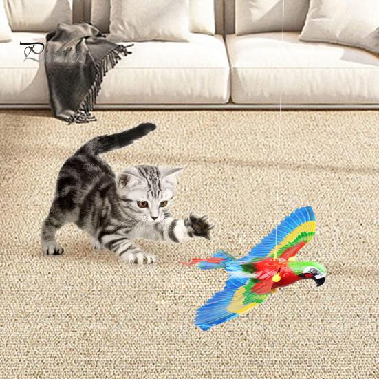 Электрическая игрушка для кошек «Летающий орел», интерактивная симуляция, игрушка для птиц, автоматическая движущаяся подвесная игрушка для кошек «Орел», товары для домашних кошек