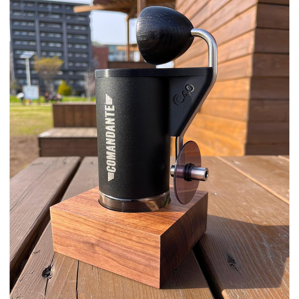 BERGBUCH Comandante Crank Holder for C40, C60, X25, and Other Coffee Grinders (Black, C40 (Mk4Mk3))