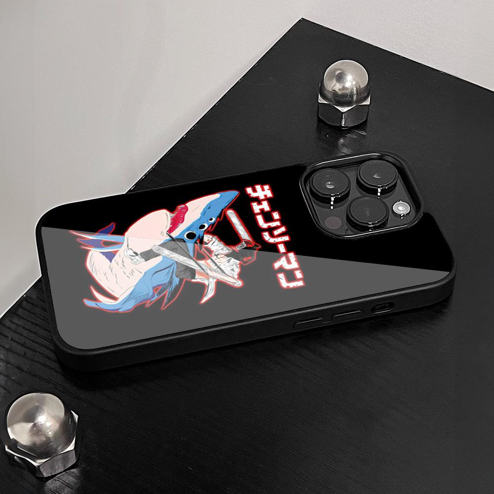 Чехол для телефона C-ChainsawS M-Man Aki Hayakawa для Iphone 16 15 14 13 12 11 Pro Max Mini Plus Se Xr X Xs PC+TPU