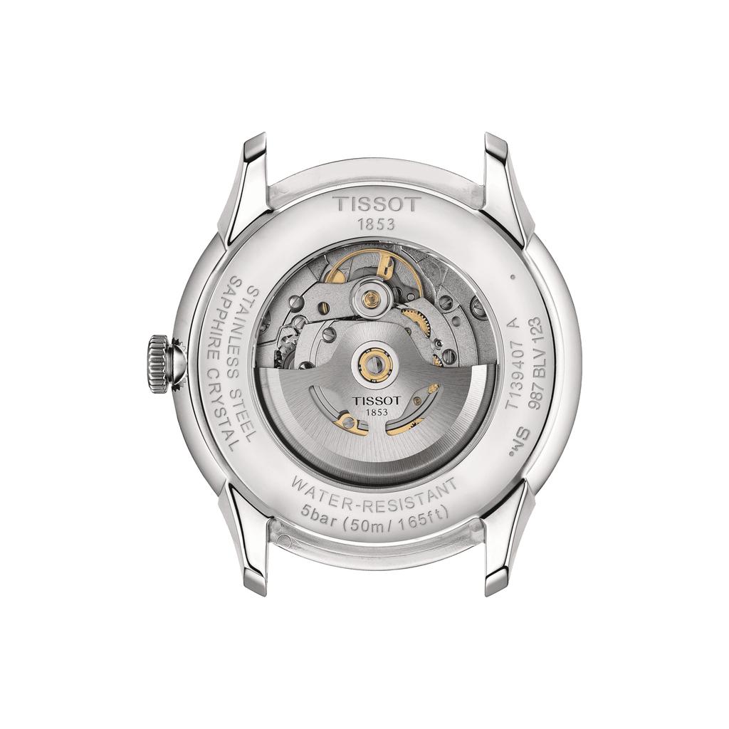 Tissot Мужские модные часы из нержавеющей стали с серебристым циферблатом T139.407.11.038.00