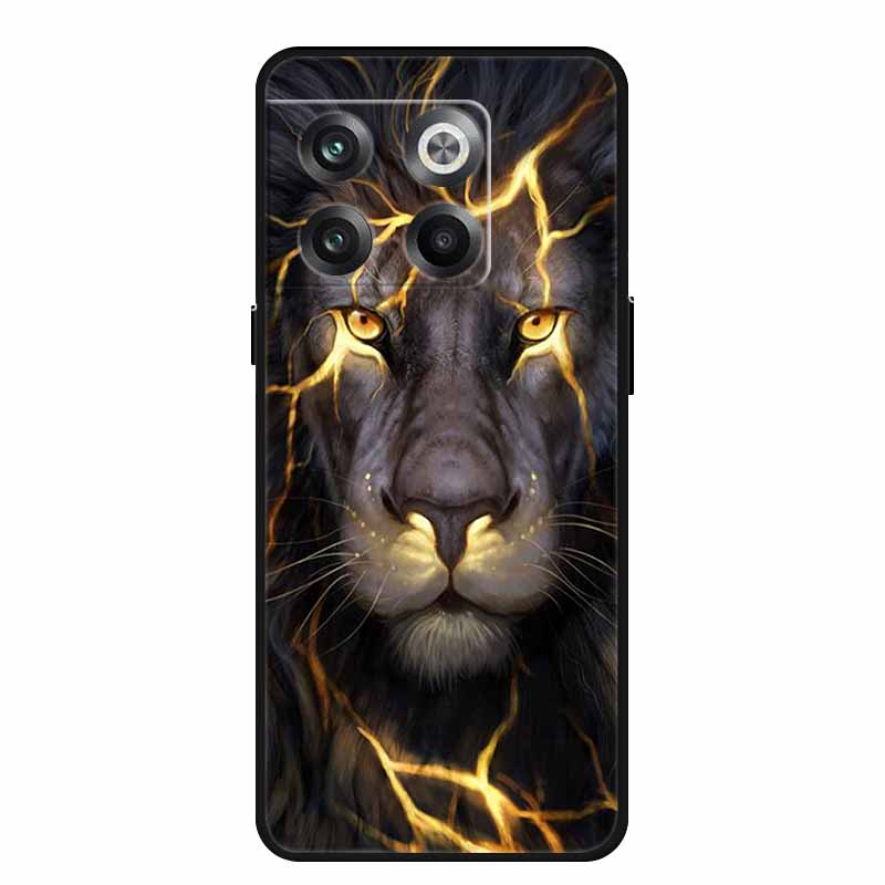 For OnePlus 10T 5G Case 1+10Pro Wolf Lion Soft TPU Silicone Back Case for OnePlus10 Pro 5G Cover Bumper Coque OnePlus 1+10T Capa