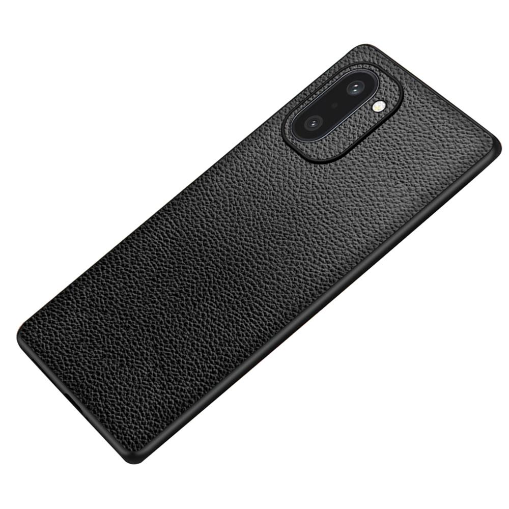 For OnePlus Ace 6T 5G Case Litchi Texture PU Leather Coated PC + TPU Protective Phone Back Cover