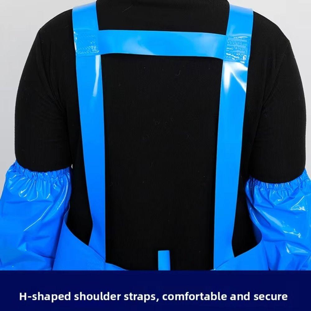 TPU Kitchen Apron Oil-proof Aquatic Work Clothes New Halter Apron