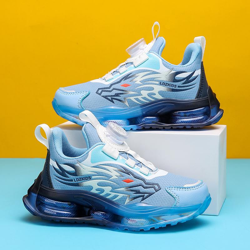 Shoes, Spring and Autumn Middle School, Older Students, Buttons, Students, a Sports Generation Boy's Face Net, Breathable and Rotating