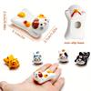 1 Piece of Chinese Style Creative Cat Durable Chopstick Holder Ceramic Cute Holder Portable Holder Decoration