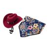 1 Set Cat Cowboy Cowboy Hat Costume Adjustable