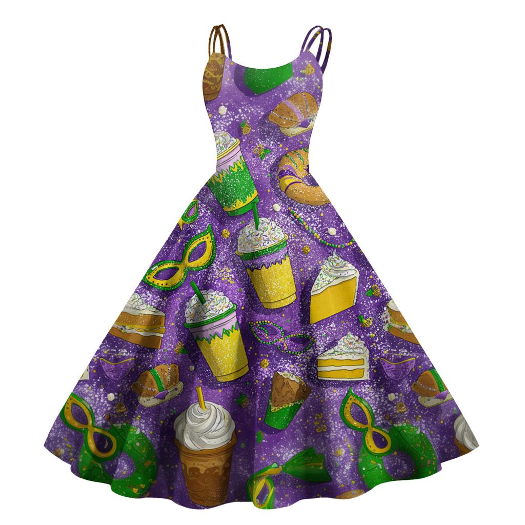 Женское сексуальное платье с принтом на Хэллоуин, с открытыми плечами, в стиле панк, винтаж