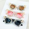 Sparkling Rhinestone Cat Eye Glasses for Women, Perfect for Events & Fashion, Party Eyewear, Perfect for Decoration Women Men