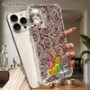 Phone case: 2D flat design, suitable for iPhone 18 17 16 15 14 13 Pro, transparent corner protection case, fairy tale cottage, Christmas and Halloween