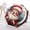 1pc Santa Claus Automatic Folding Umbrella, Heavy-Duty 8-Rib Construction, Perfect for Everyday yy251114172
