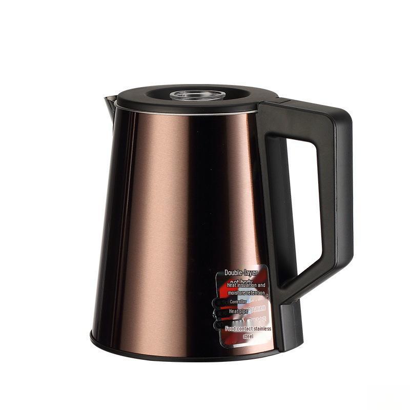 Stainless Steel Electric Tea Kettle with Water Dispenser, Tea Stove, and Five Rings - Compact Single Kettle