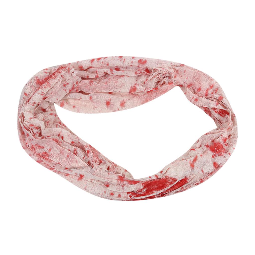 Halloween Decorative Door Curtain Blood Handprint Curtain Party Haunted House Door Pendant Horror Atmosphere Arrangement Bloodstained Cloth Strip Prop