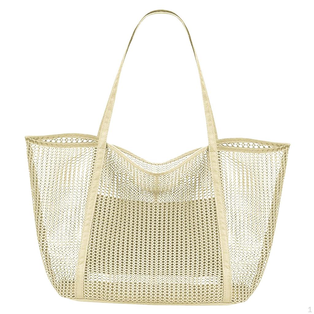 Beach Tote Bag Shoulder Storage for Women Camping Shopping Picnic