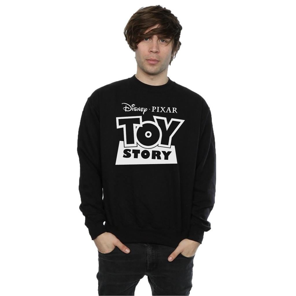 Disney Mens Toy Story Logo Outline Sweatshirt