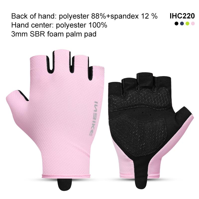 INBIKE Cycling Gloves Half Finger Summer Men Women MTB Gloves Shock-absorption Mountain Bike Sports Gloves Cycling Accessories