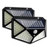 100 Led Solar Light Security Outdoor Solar Wall Lamp PIR Motion Sensor Lamp Водонепроницаемый солнечный свет для украшения сада