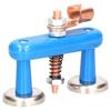 Magnetic Welding Support Blue Sturdy Durable Strong Suction Convenient Operation Welding Magnet Head