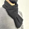 Thermal Winter Scarves Thickened Men Shawl Retro Fleece Scarf Skiing