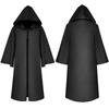 Halloween Cape Cosplay Plague Doctor Mask Costume Witch Tunic Hooded Robe Adult and Child Holiday Play Mask Accessories